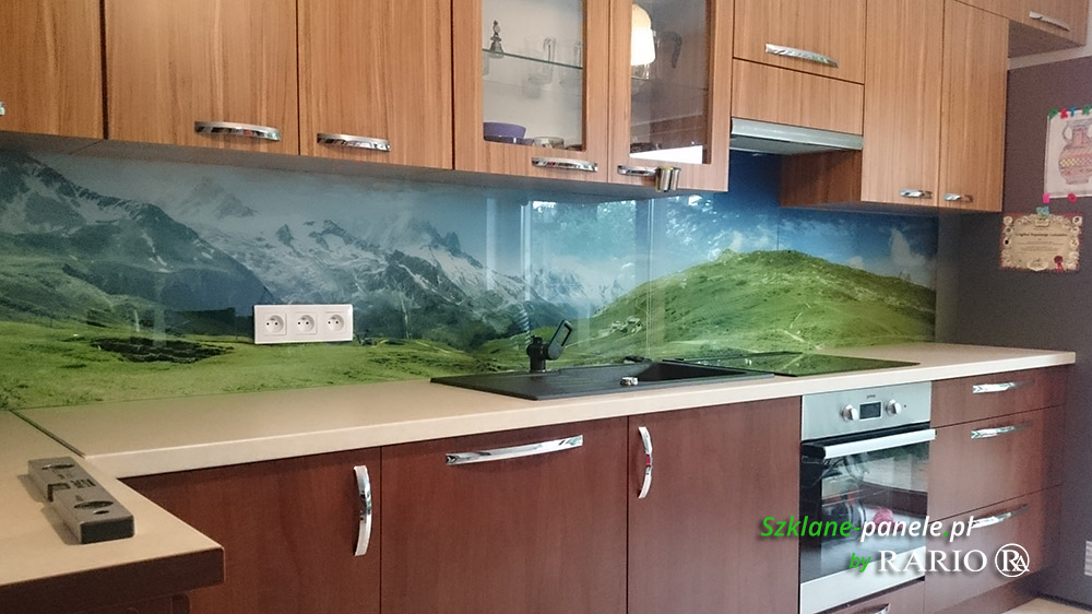 Panel szklany - krajobraz, góry